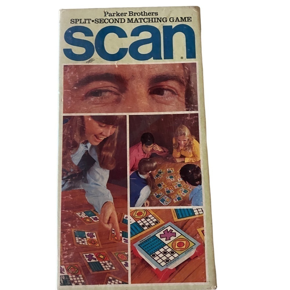 VINTAGE 1970 SCAN board game